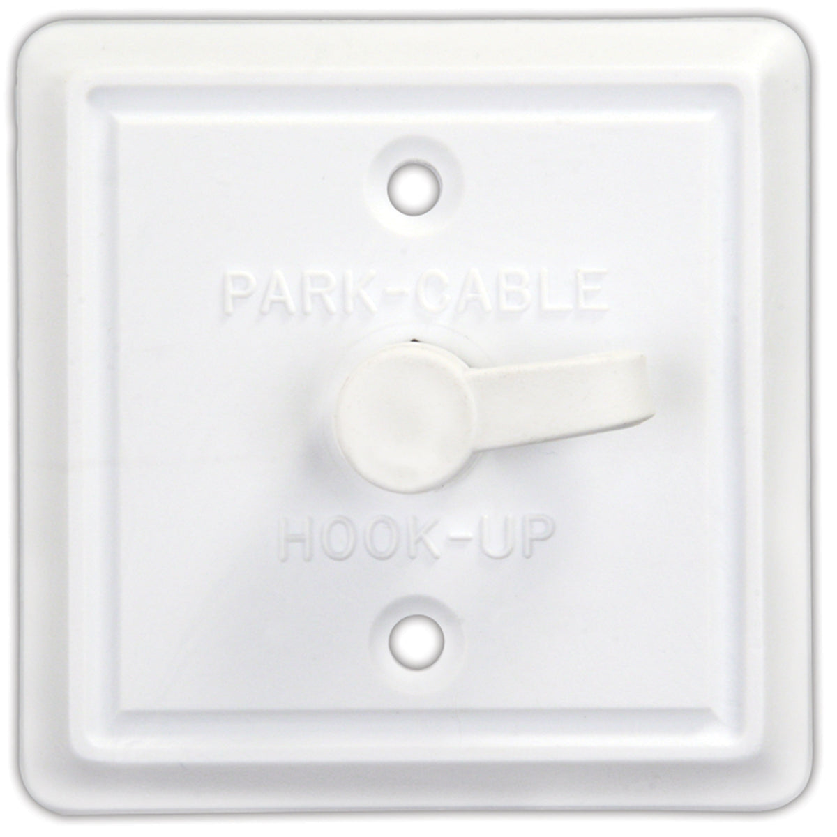JR Products 47795 Square Cable TV Plate