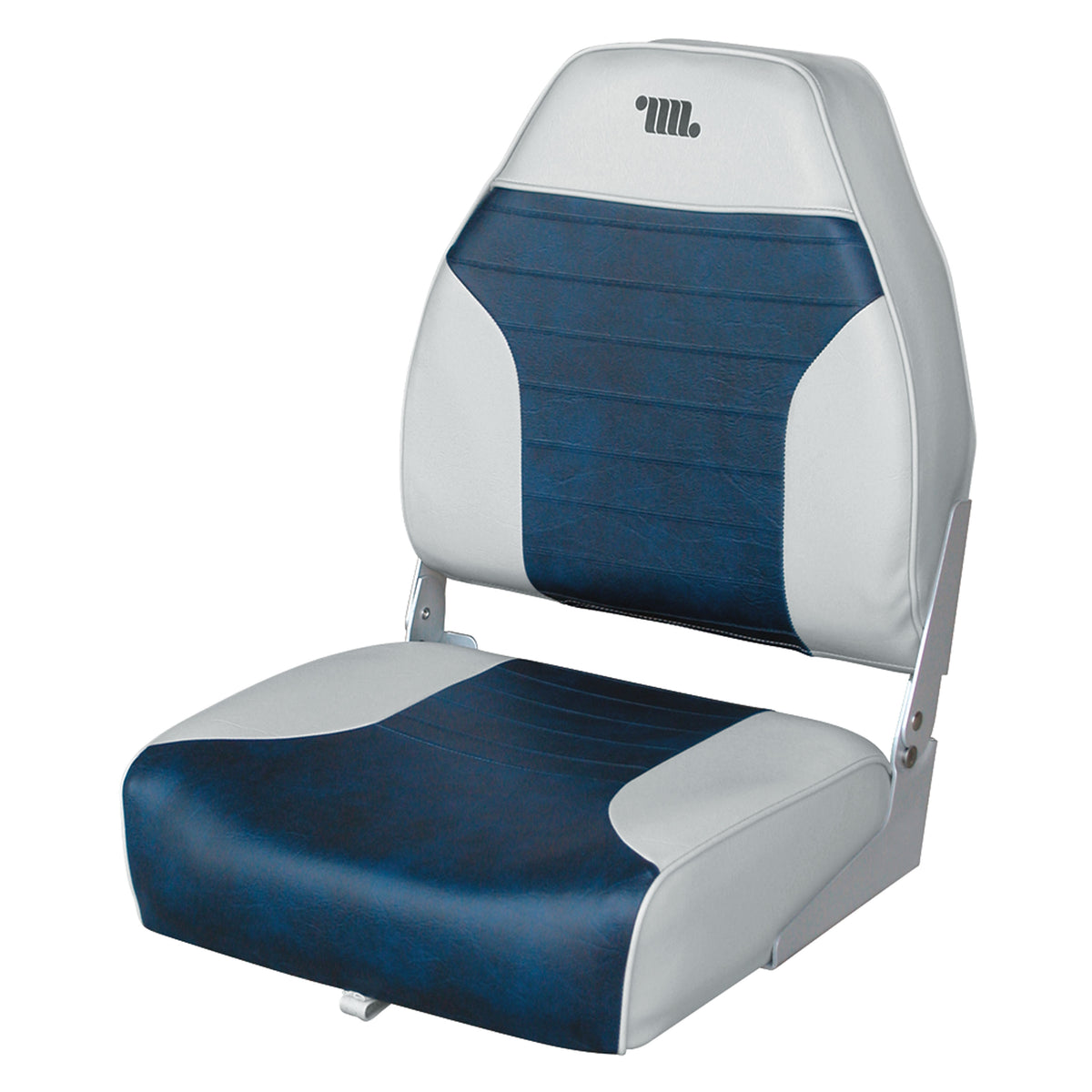 Wise 8WD588PLS-660 Plastic-Frame Seats - Grey/Navy