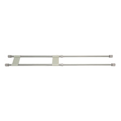 Camco 44075 Double Refrigerator Bar - 16" to 28", Gray