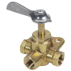 Sierra 033305-10 1/4 in. FNPT Three Way Valve with Click