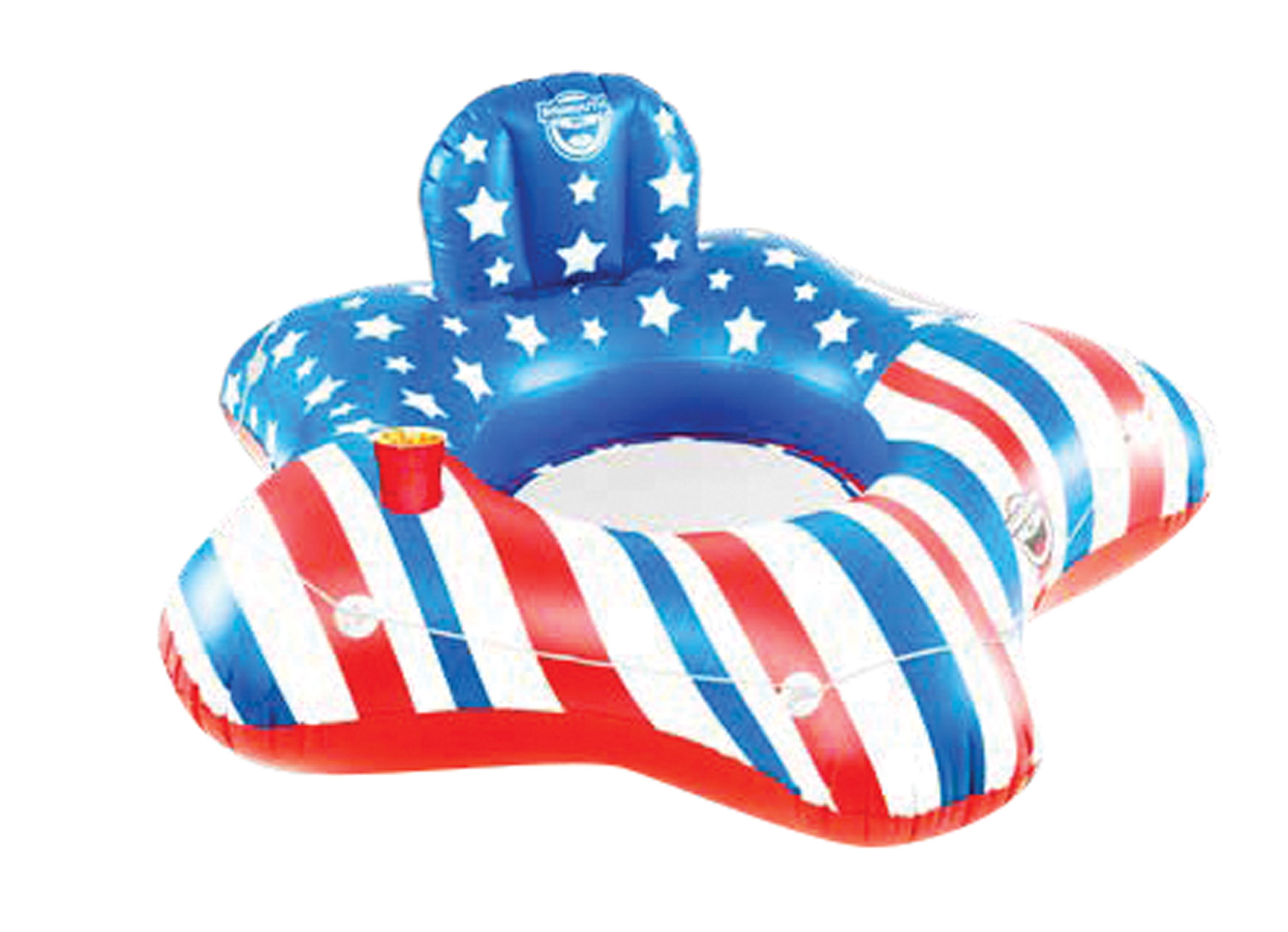 BigMouth 22-BRR-4145 Inflatable Giant Patriotic Star Pool Float