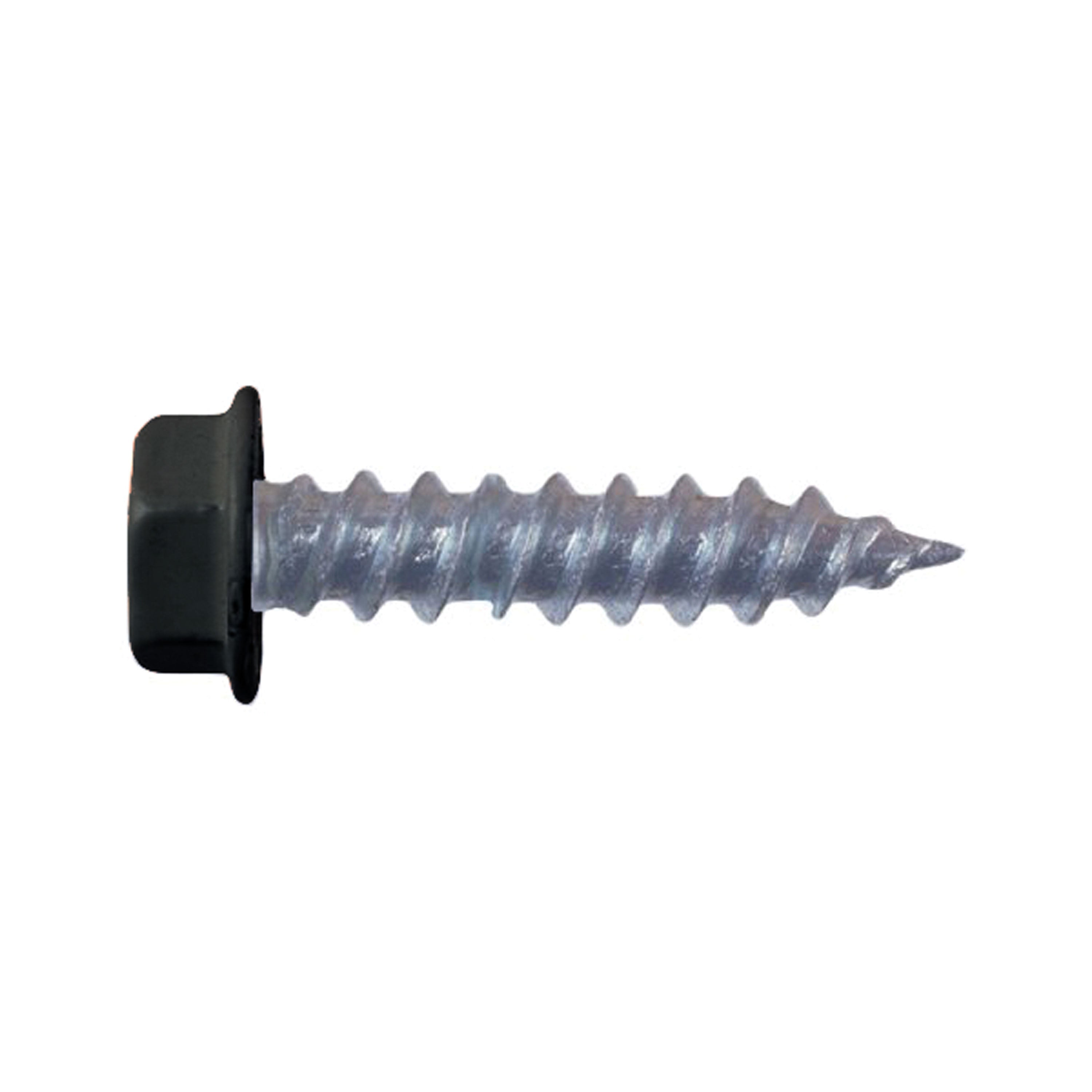 AP Products 012-TR50 BL 8 X 1-1/2 Black #8 Hex Washer Head Screw, 1-1/2" / Pack of 50