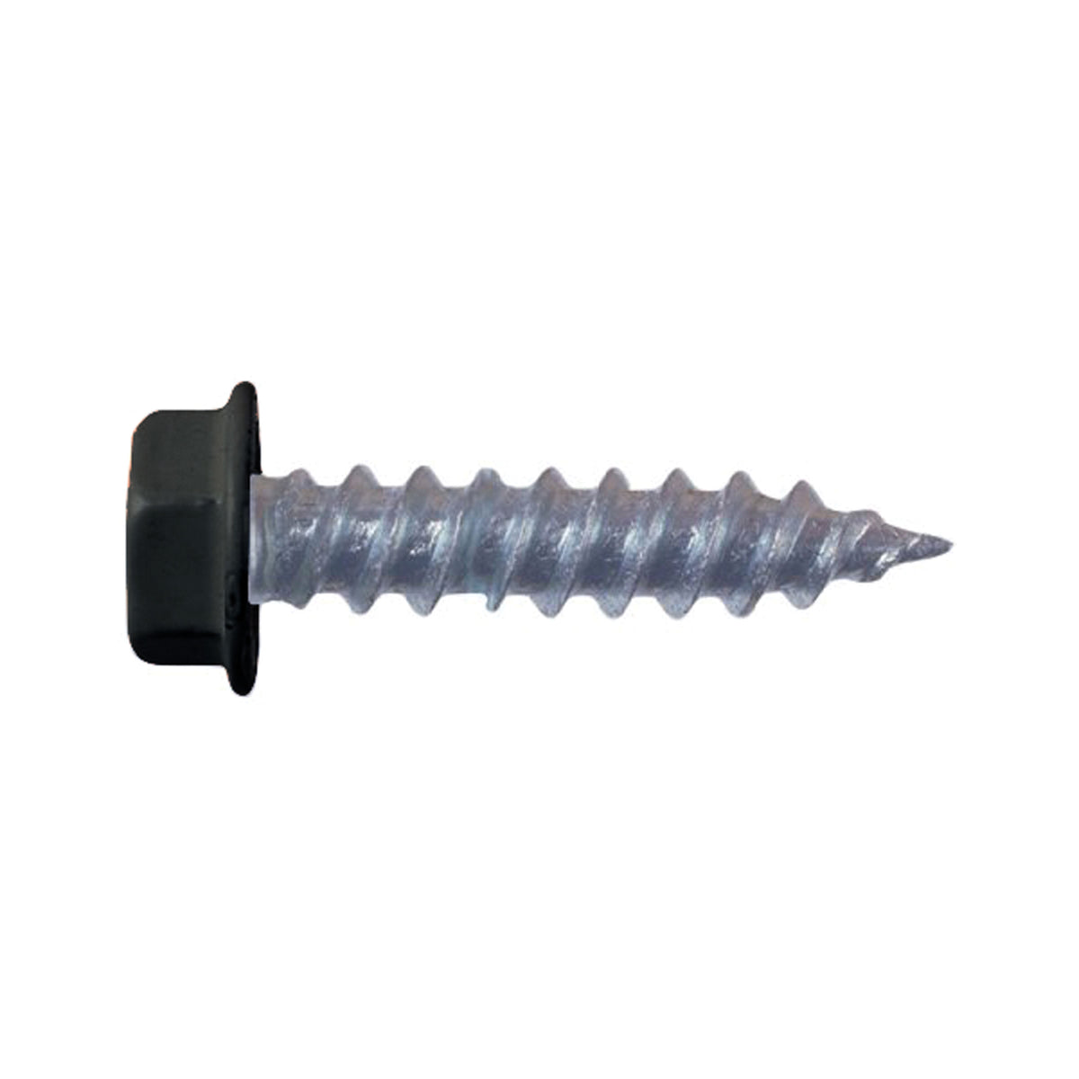 AP Products 012-TR50 BL 8 X 1-1/2 Black #8 Hex Washer Head Screw, 1-1/2" / Pack of 50
