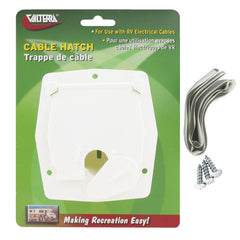 Valterra A10-2143VP Small Square Cable Hatch - White
