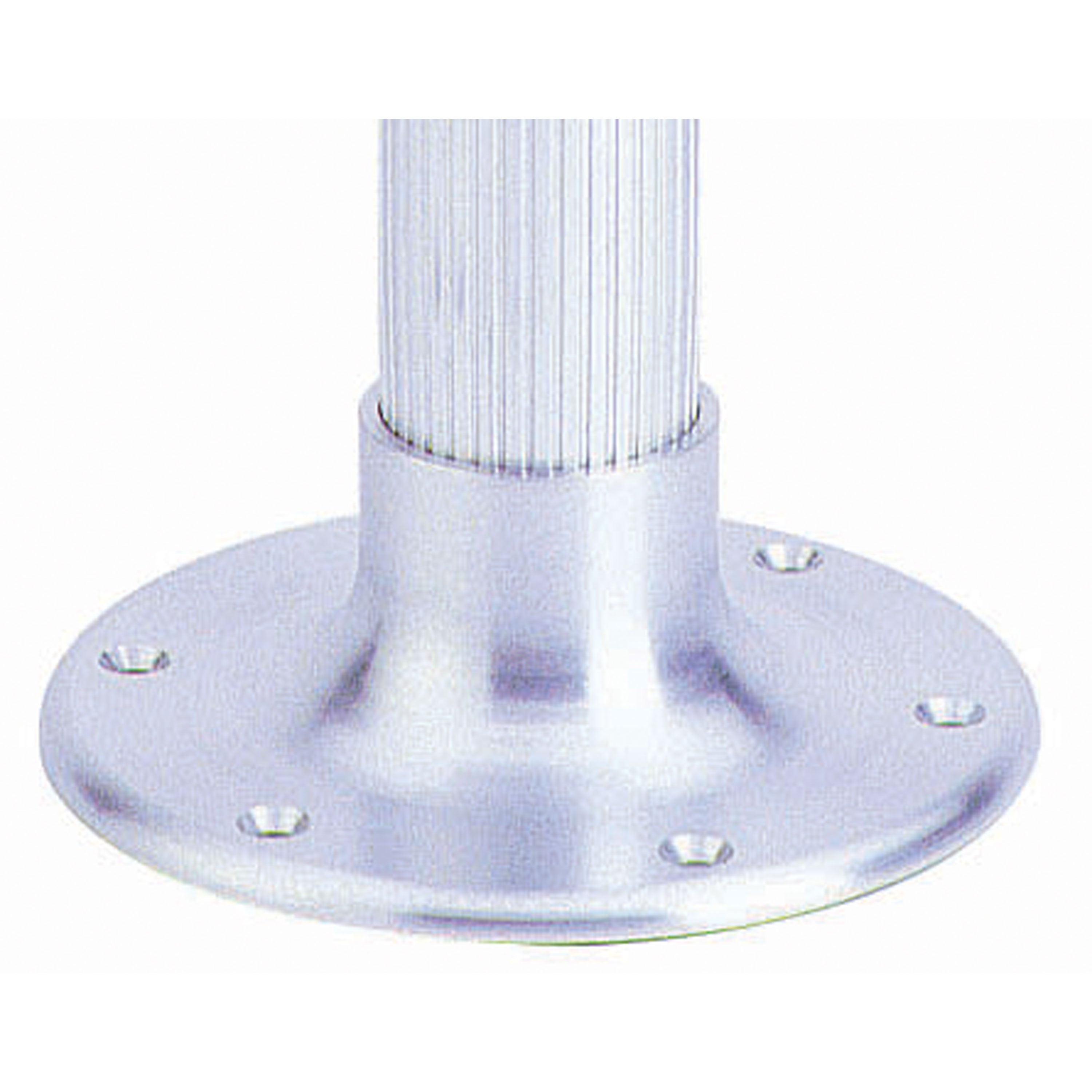 Garelick 75356 Table Pedestal - Surface Mount Taper Socket Base Only