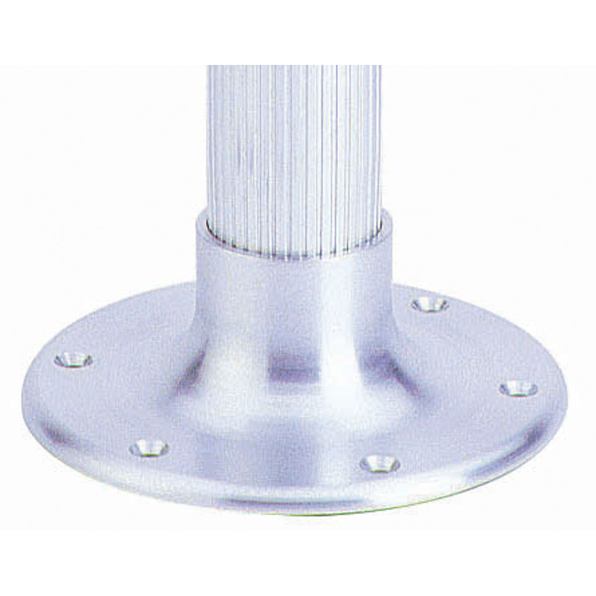 Garelick 75356 Table Pedestal - Surface Mount Taper Socket Base Only