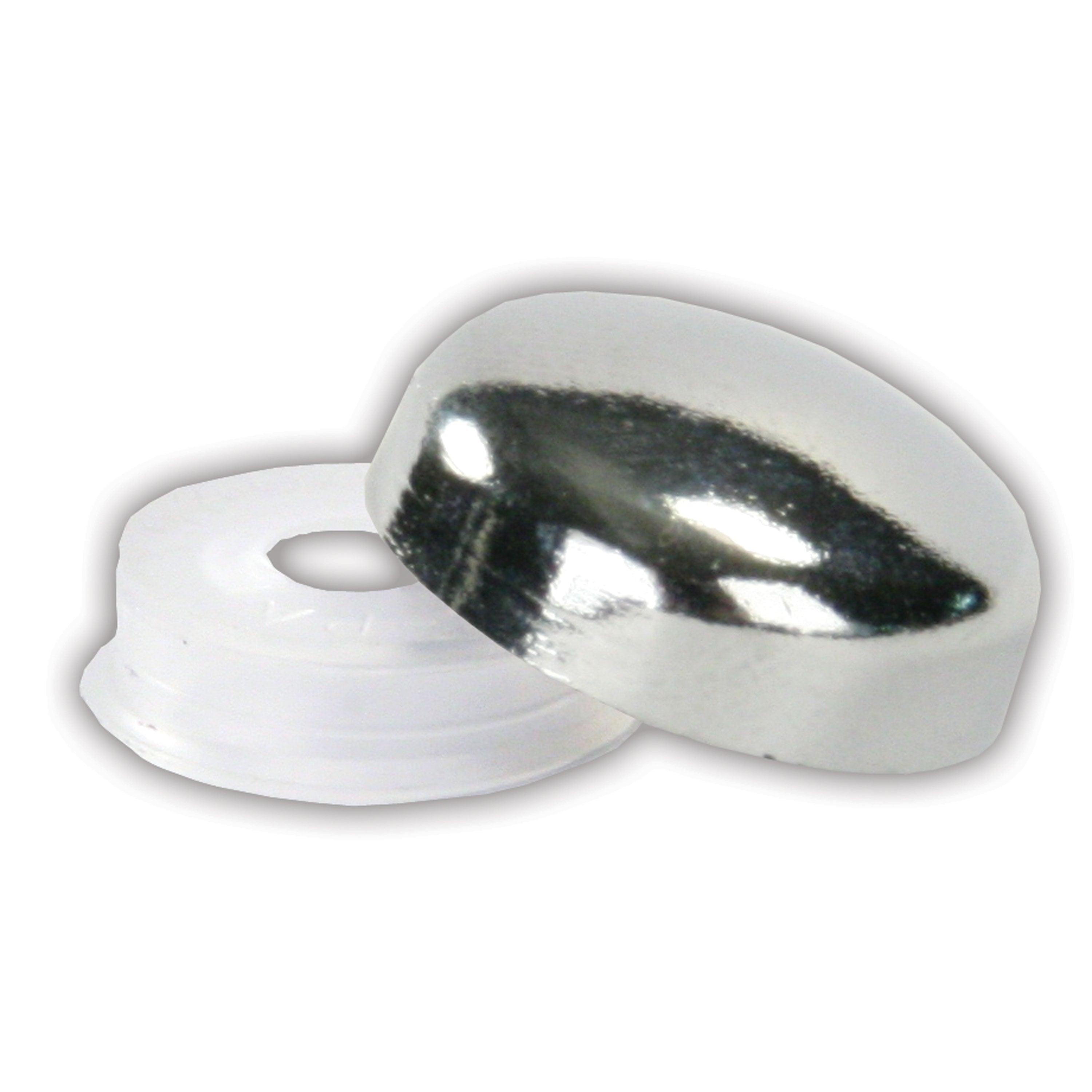 JR Products 20405 Screw Covers, Pack of 14 - Chrome