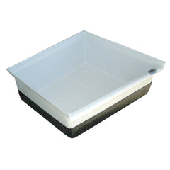 Icon 00463 Shower Pan SP200 - 24" x 23" x 10", Polar White