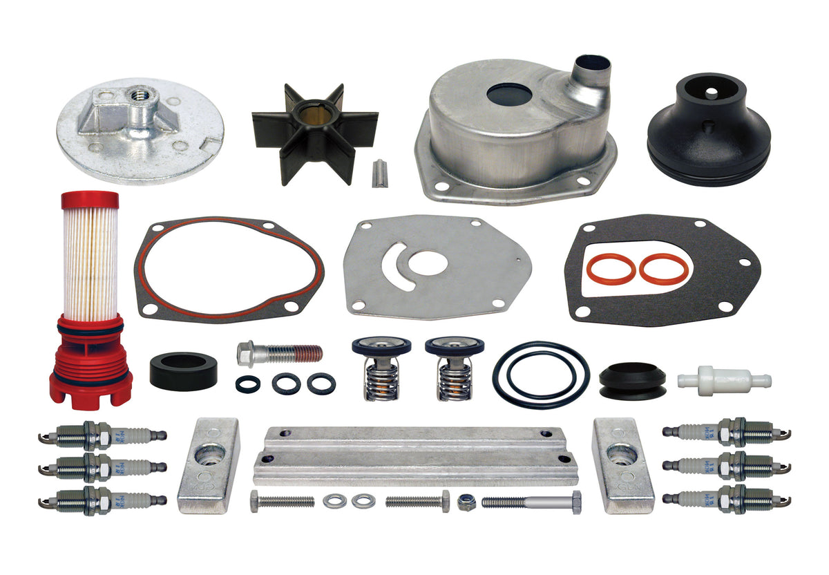 GLM 29520 Outboard Maintenance Kit for Mercury V6, Optimax, 3.0L, 2-Stroke (1B227000 & Up, Non-Pro Models)