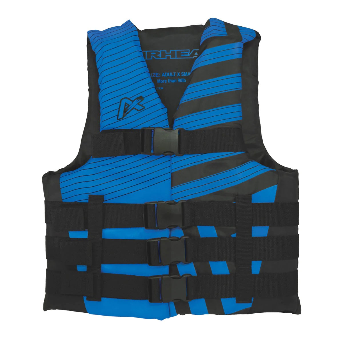Airhead 30081-05-A-BKSB Trend Adult Life Jacket - Blue/Black, Large/X-Large
