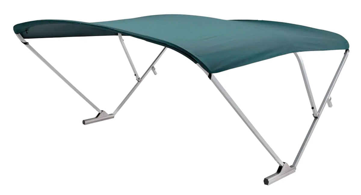 Lippert 2020000303 SureShade Power Bimini - Clear Anodized Frame with Green Fabric