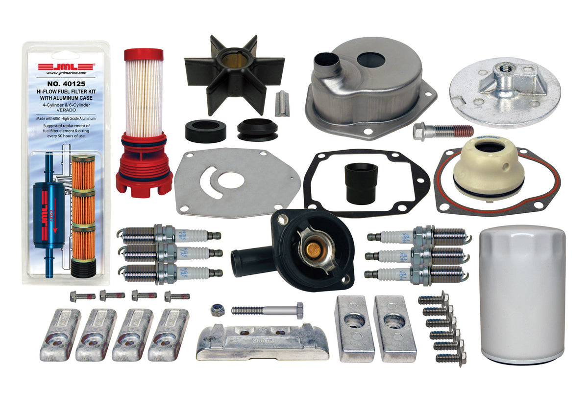 GLM 29640 Outboard Maintenance Kit for Mercury 200-300 HP, 6-Cyl, 4-Stroke Verado (1B390143-2B144127 Prior to Gen V.)