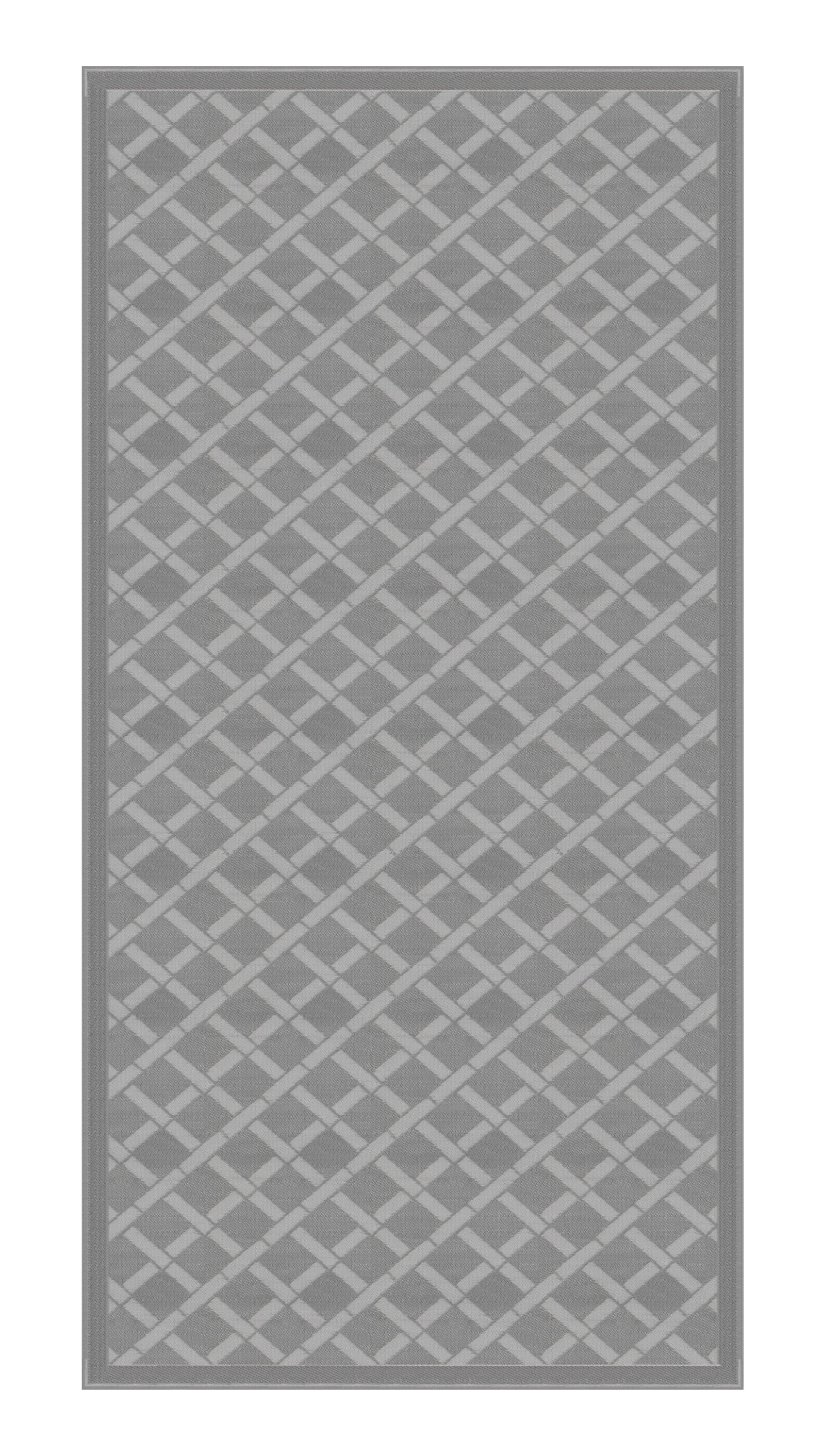 Lippert 2021028034 All Weather Patio Mat - 8' x 16', Gray