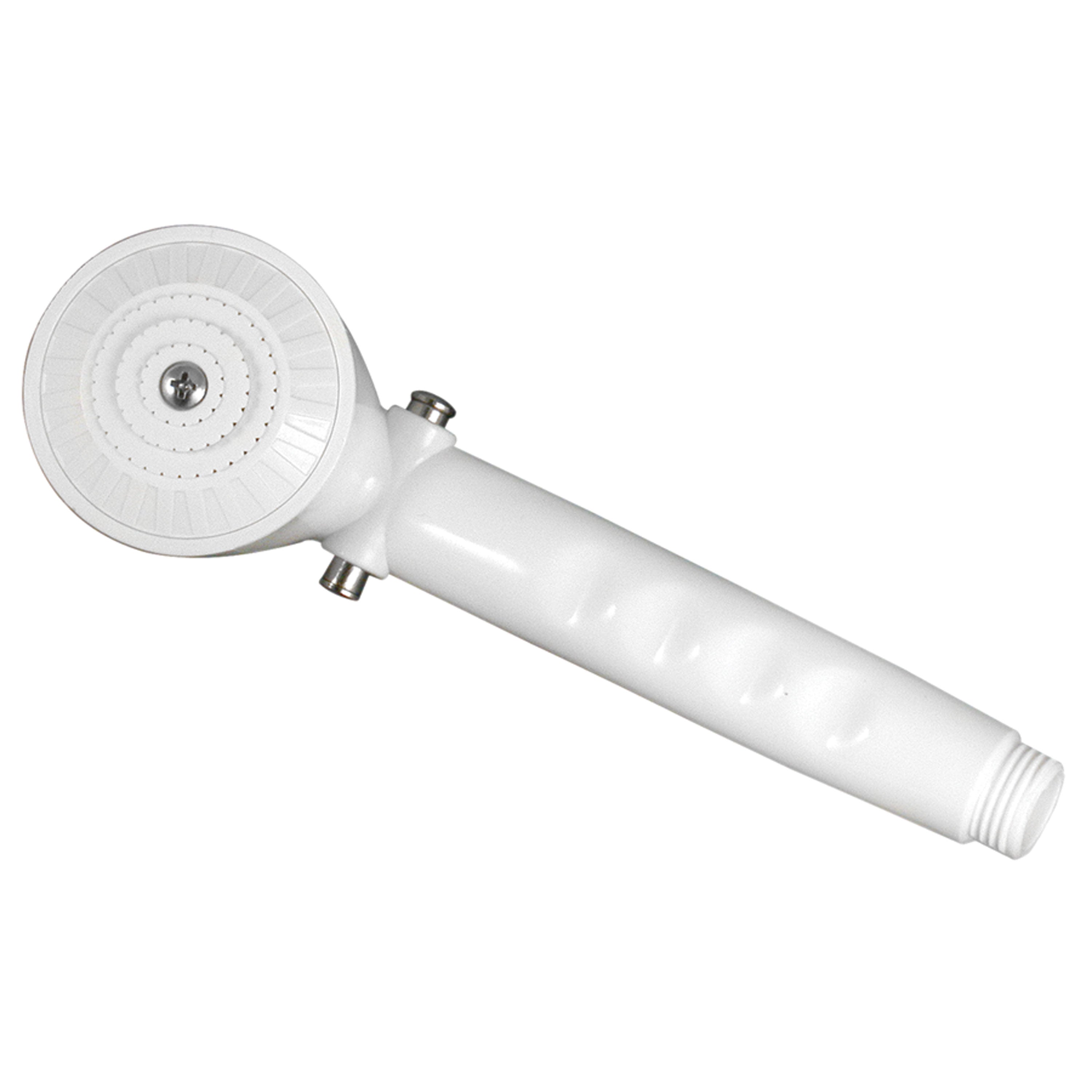 Phoenix Faucets by Valterra PF276024 Single-Function Handheld Shower Kit with 60" Vinyl Hose and Trickle Shut-Off - White