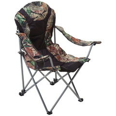 Ming's Mark 36030 Foldable Reclining Camp Chair - Black/Camo