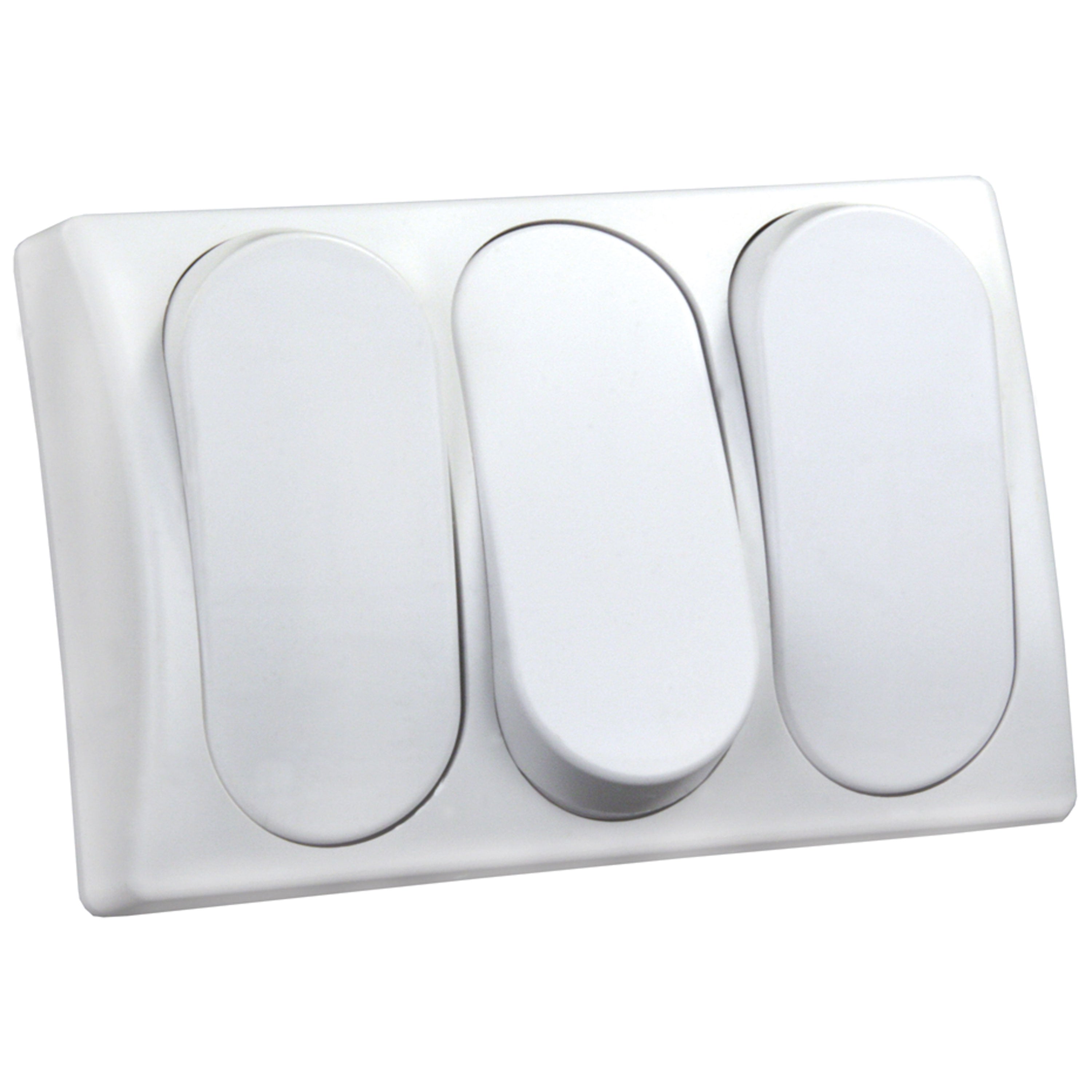 JR Products 13595 Modular On/Off Switch - Triple