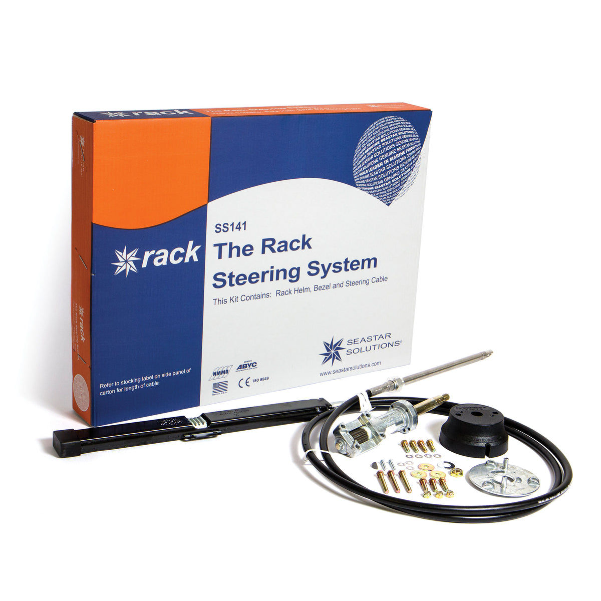Sierra SS14114 SeaStar Back Mount Rack Steering System - 14'