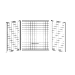 Kinro ALM-32754-SPK Three-Piece Tub Surround - 27 in. x 54 in., Almond