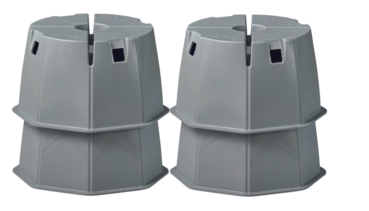 Stromberg Carlson JBP-712.4 Base Pad Extreme - 7" Height, 6000 lbs. Capacity, Pack of 4