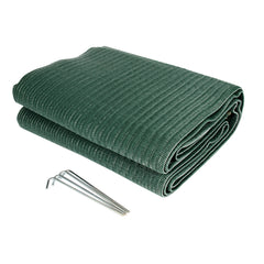 Camco 42880 Reversible Awning Leisure Mat - 6' X 9', Green