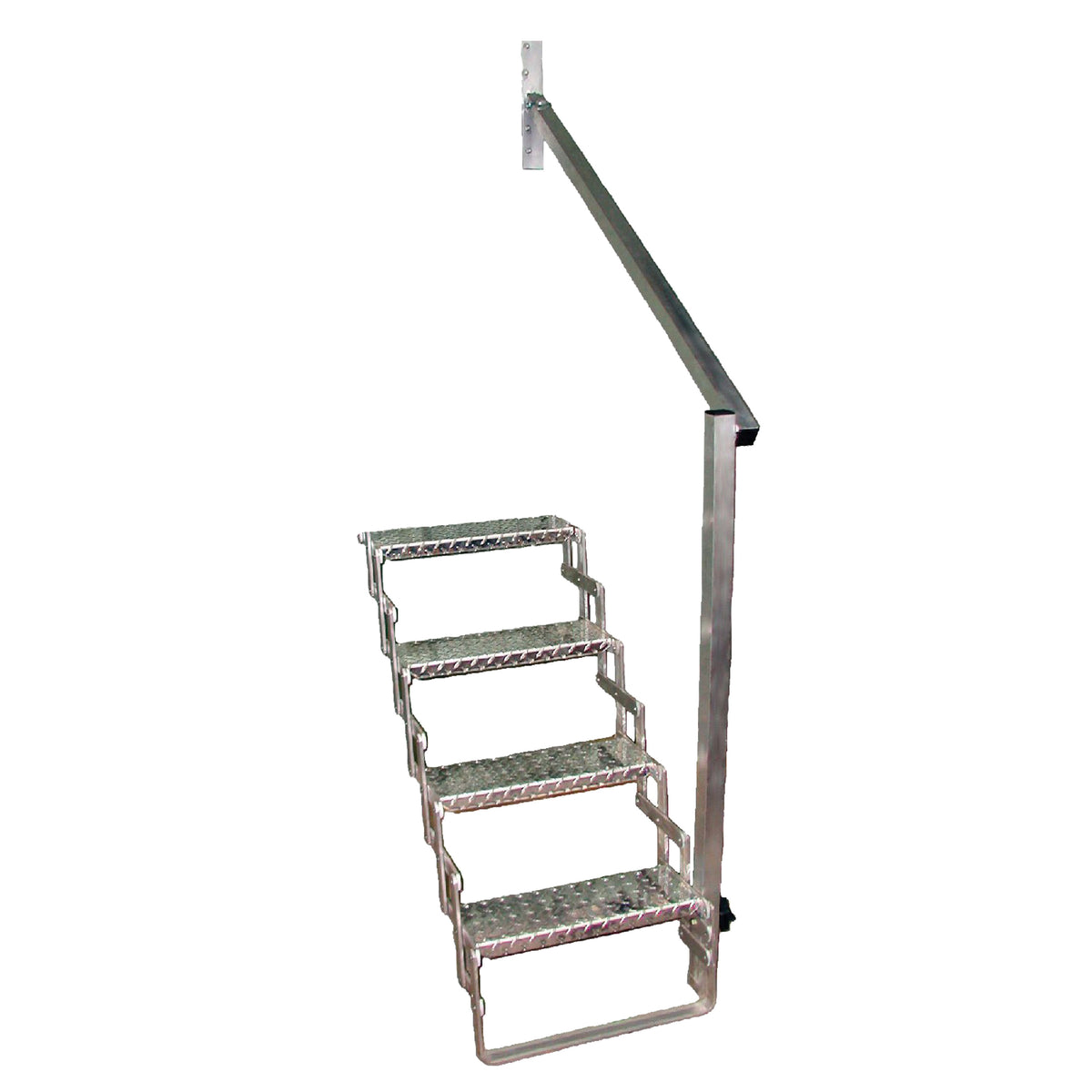 C.R. Brophy AHR4 Aluminum Scissor Stair Hand Rail - 4 Step