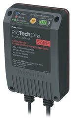 ProMariner 25104 ProTechOne Digital Series On Board Battery Charger and Maintainer, AC Corded with 2.5' Power Cord - 4 Amp