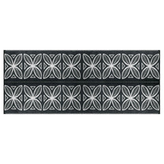 Camco 42833 Botanical Awning Leisure Mat - Charcoal 8' x 20'