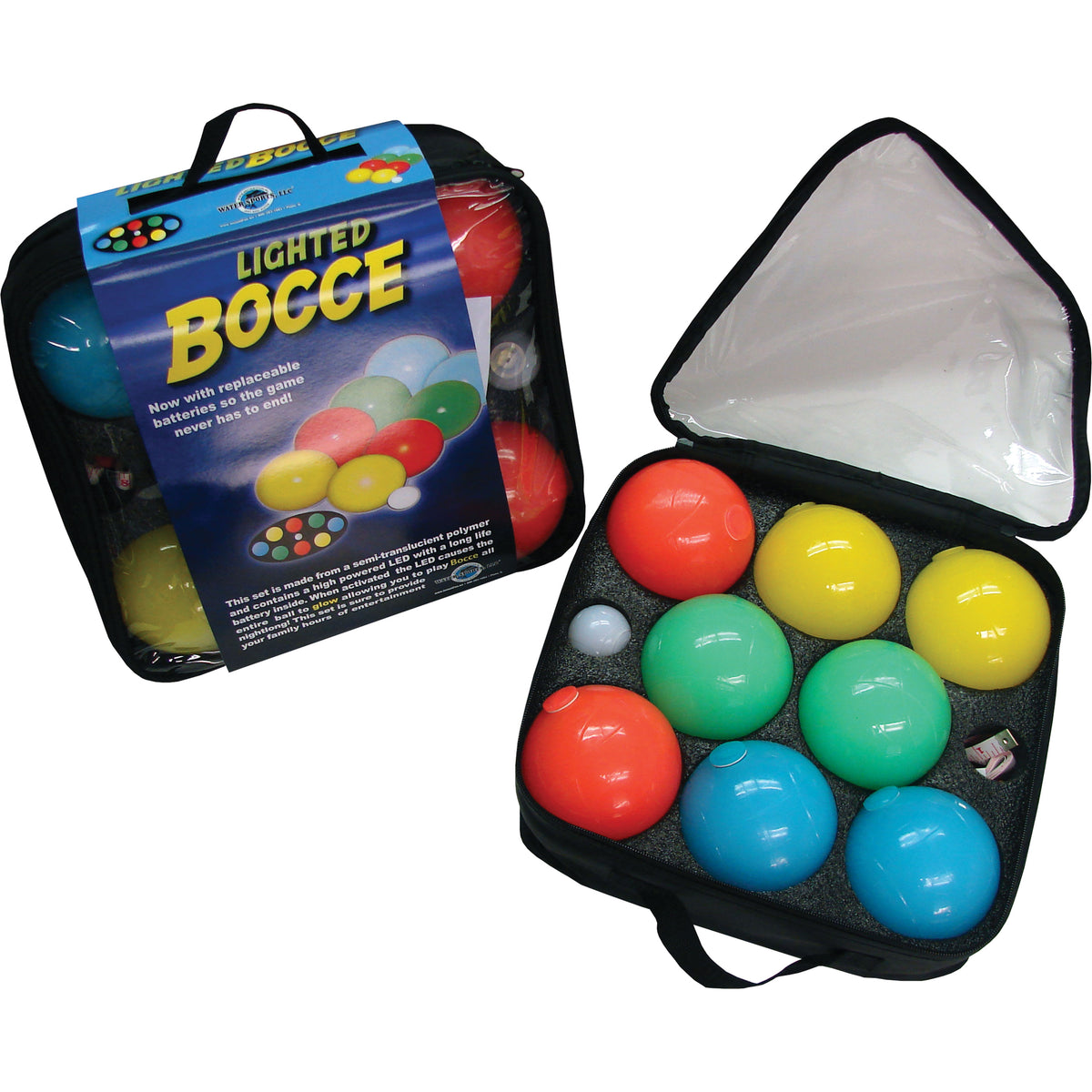 Water Sports 80075-6 Lighted Bocce Ball Yard Game