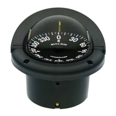 Ritchie Navigation HF-742 Helmsman Flush Mount Compass - Flat Dial, Black with Black Dial