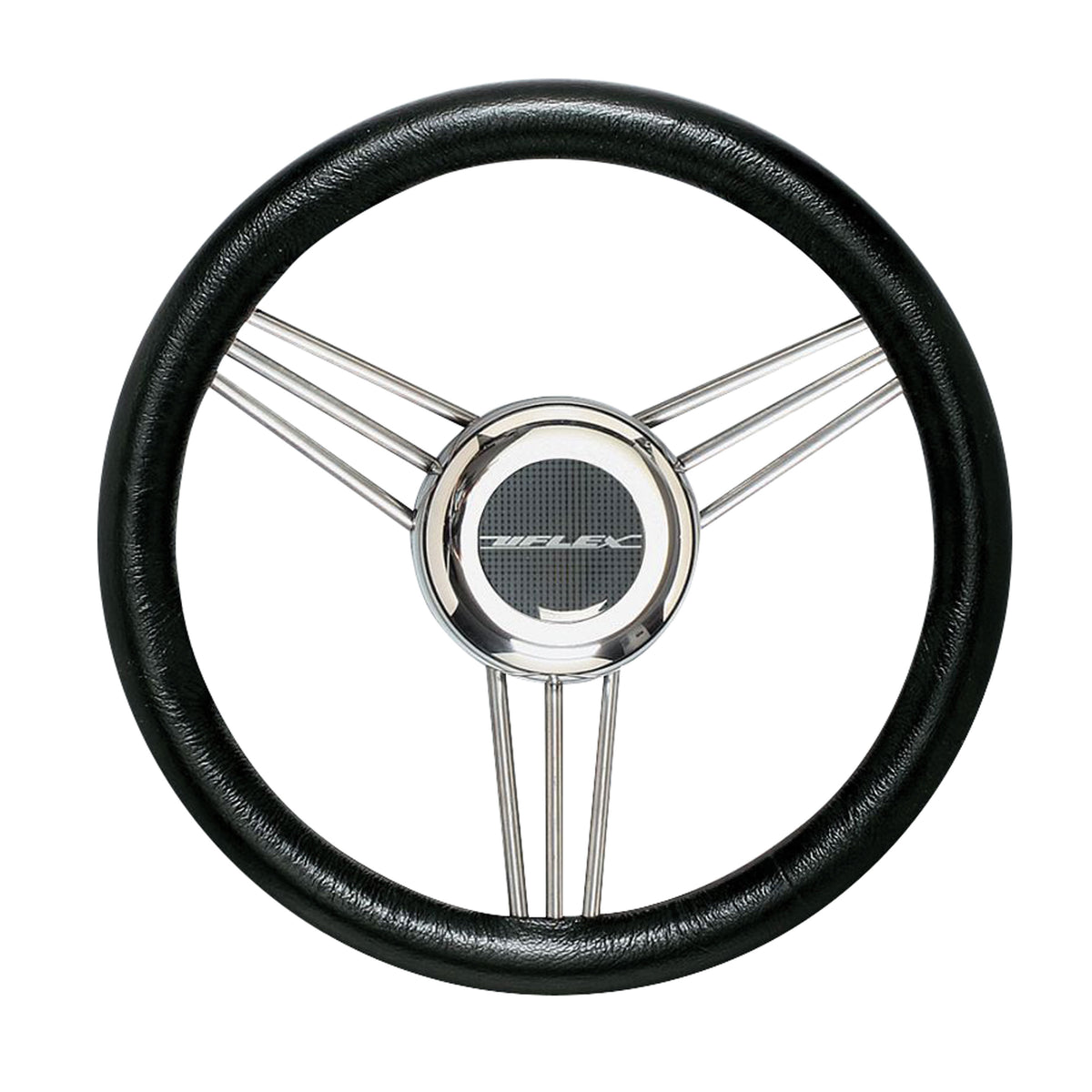 Uflex V25B Non-Magnetic Stainless Steel Steering Wheel - Black