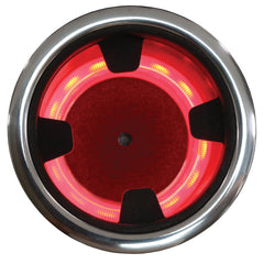 T-H Marine LED-LCHSS-NSRI-R-DP LED Drink Holder - Red with Insert