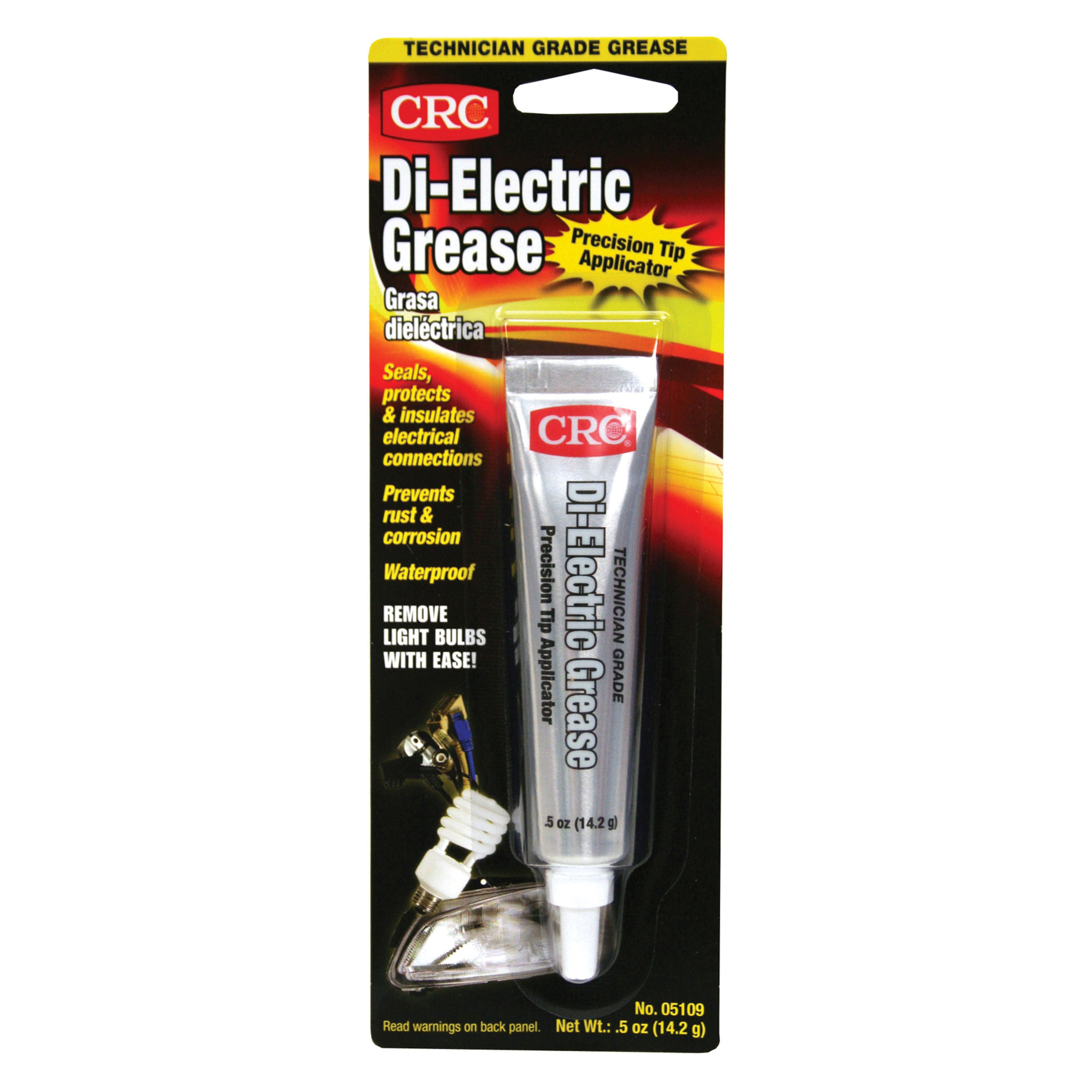 CRC 05109 Dielectric Grease with Precision Tip Applicator - 0.5 oz. Tube