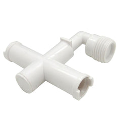 Dura Faucet RV Exterior Shower Diverter Tee - White