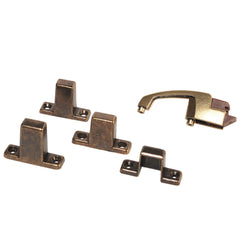 RV Designer H243 Positive Latch With 4 Strike Options - Antique Finish