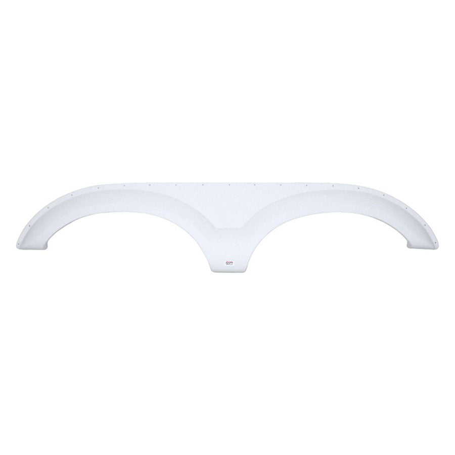 Icon 12190 Tandem Axle Fender Skirt FS2190 for Dutchmen - Polar White