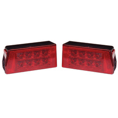Innovative Lighting 287-4482-7 LED Rectangular Tail Light Kit - Red, 2 Pack