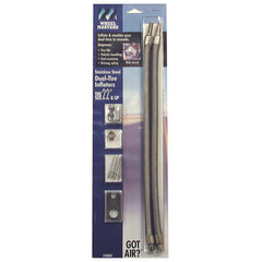 Wheel Masters 8005 Stainless Steel Hose Extenders For 22" Wheels - 2 Hose Kit, Hub Hole Mount