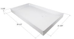 Icon 14069 Shower Pan SP500 - 39-1/2" x 21-3/8" x 3-3/8"