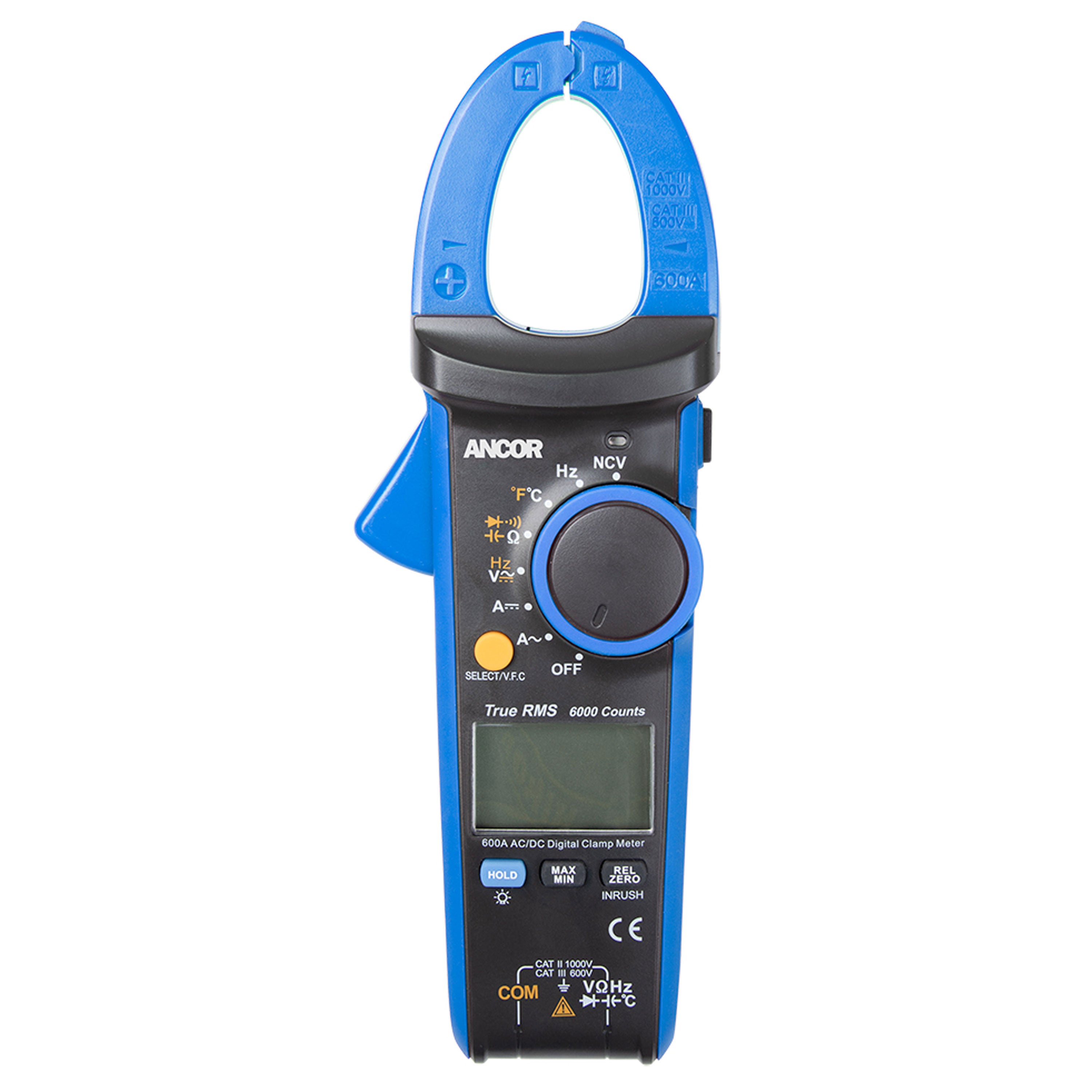 Ancor 703079 True RMS 12 Function Digital Snap-Around Meter