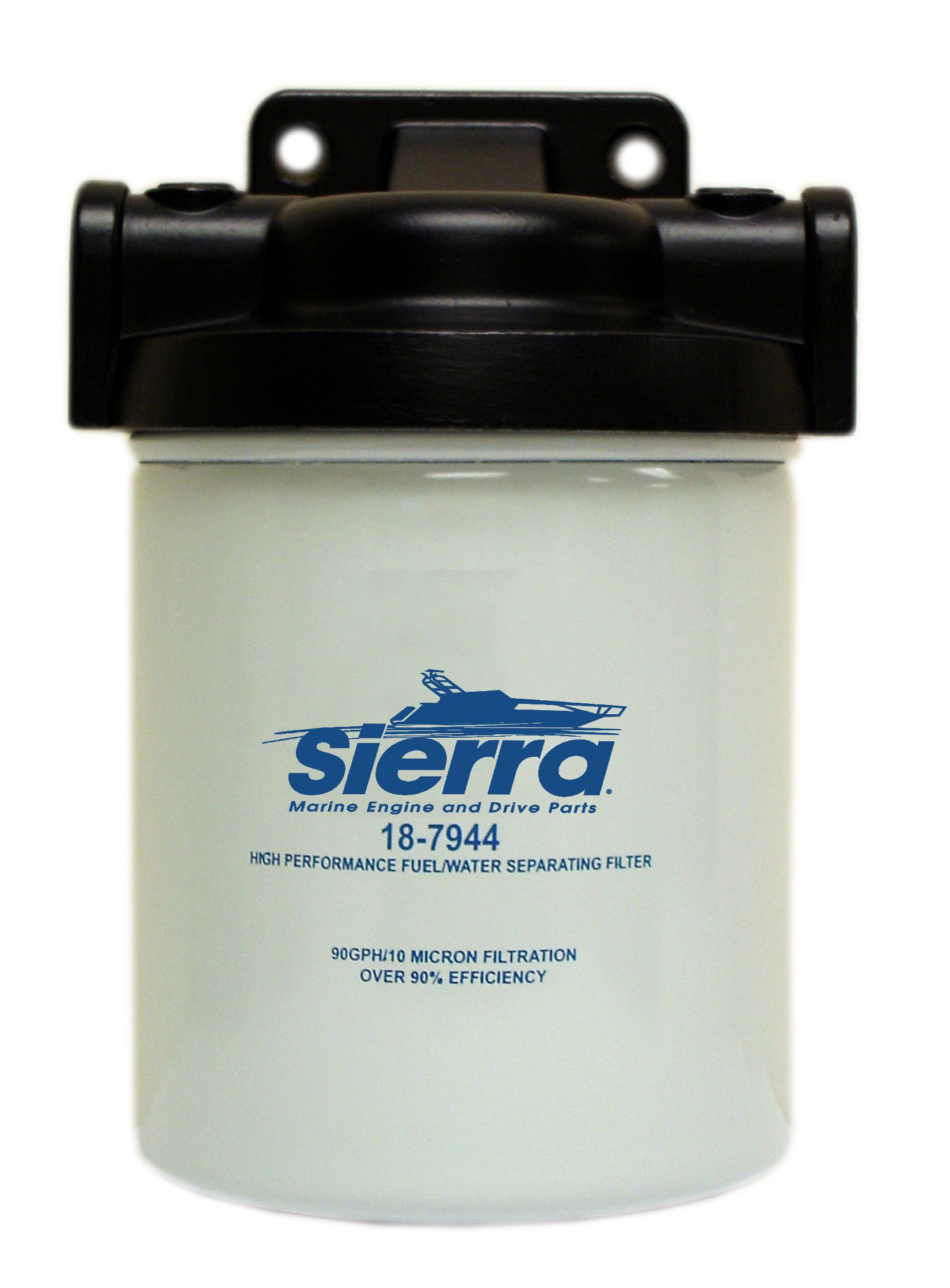 Sierra 18-7983-1 10 Micron Fuel/Water Separator Kit - 1/4" Aluminum, Short