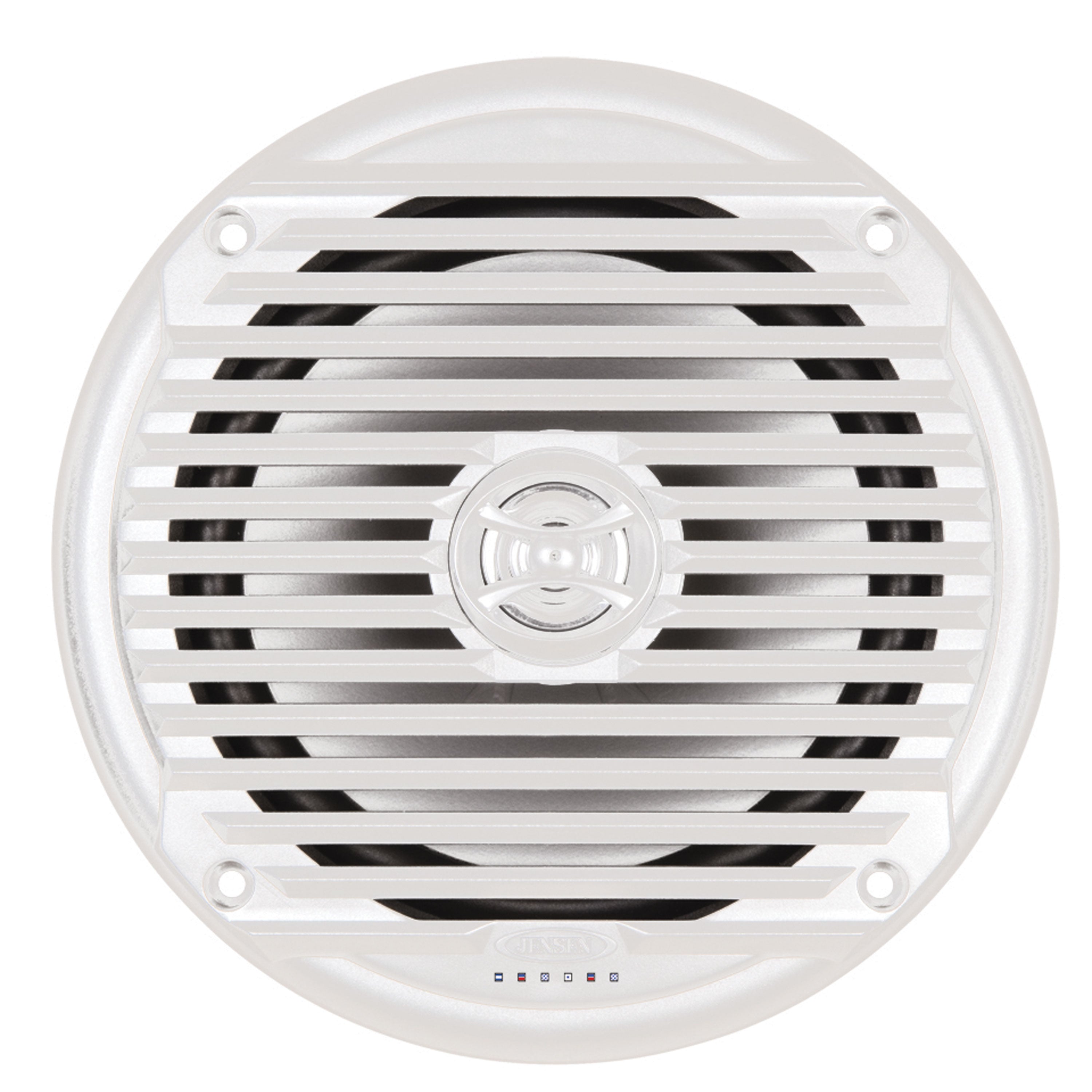 Jensen MS6007WR Coaxial Waterproof Speakers - 6.5", White