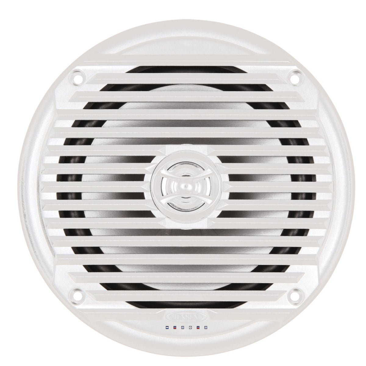 Jensen MS6007WR Coaxial Waterproof Speakers - 6.5", White