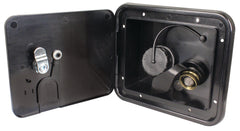 Thetford 94255 City/Gravity Water Center with Keyed Entry and Brass Check Valve - Black