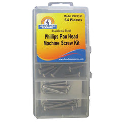 Handi Man Marine Co 970161 Phillips Pan Screw Kit Ss