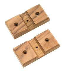 Whitecap 60609 Teak Fishing Rod Storage Rack Mounting Boards