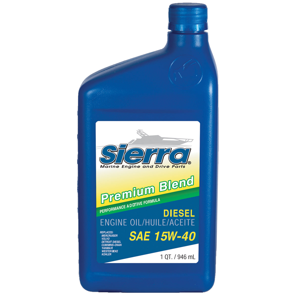 Sierra 18-9553-2 15W-40 Premium Blend Diesel Oil - 1 Quart