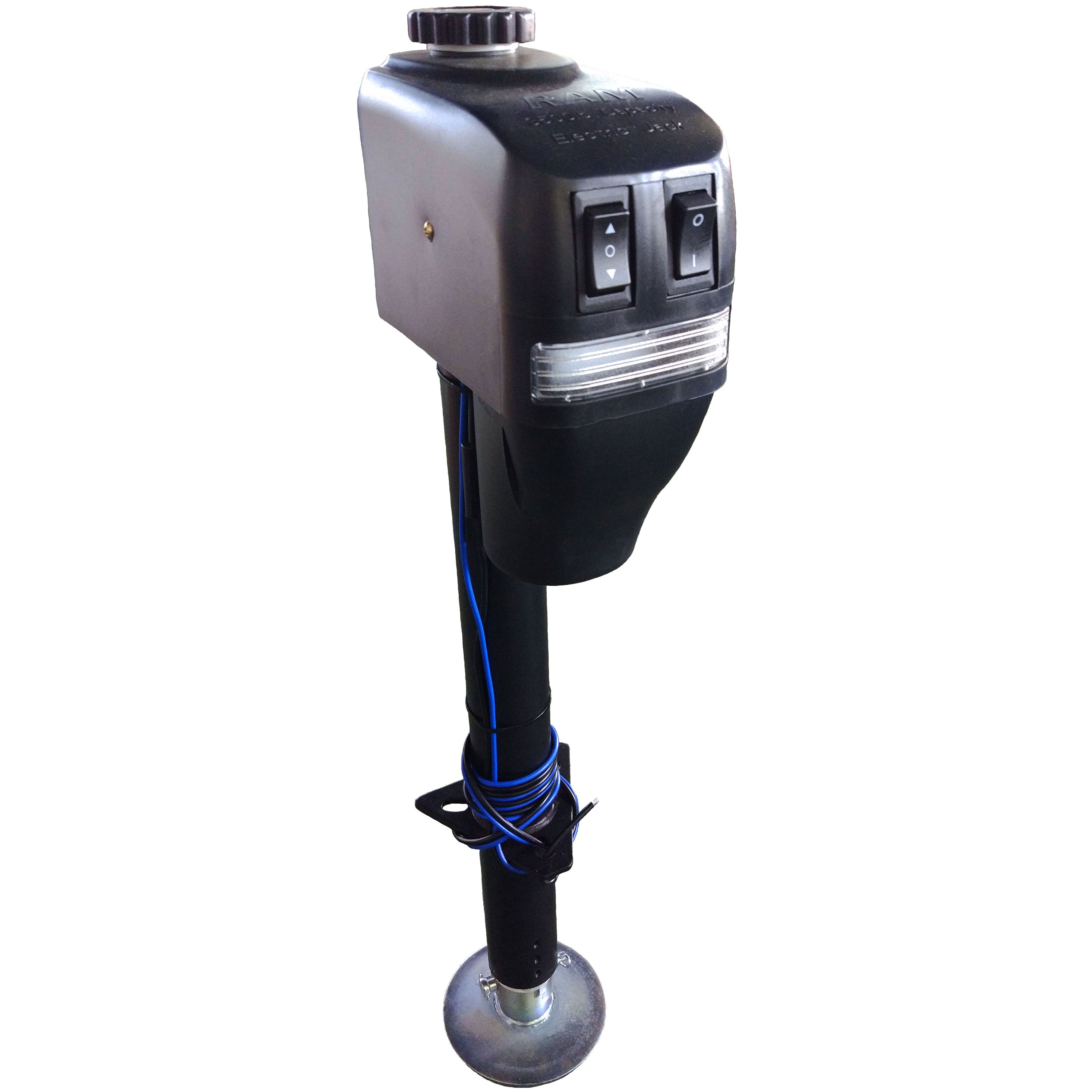 RAM EJ-3550-BBX Electric A-Frame Jack with Single Wire Hookup - 3.5K Capacity
