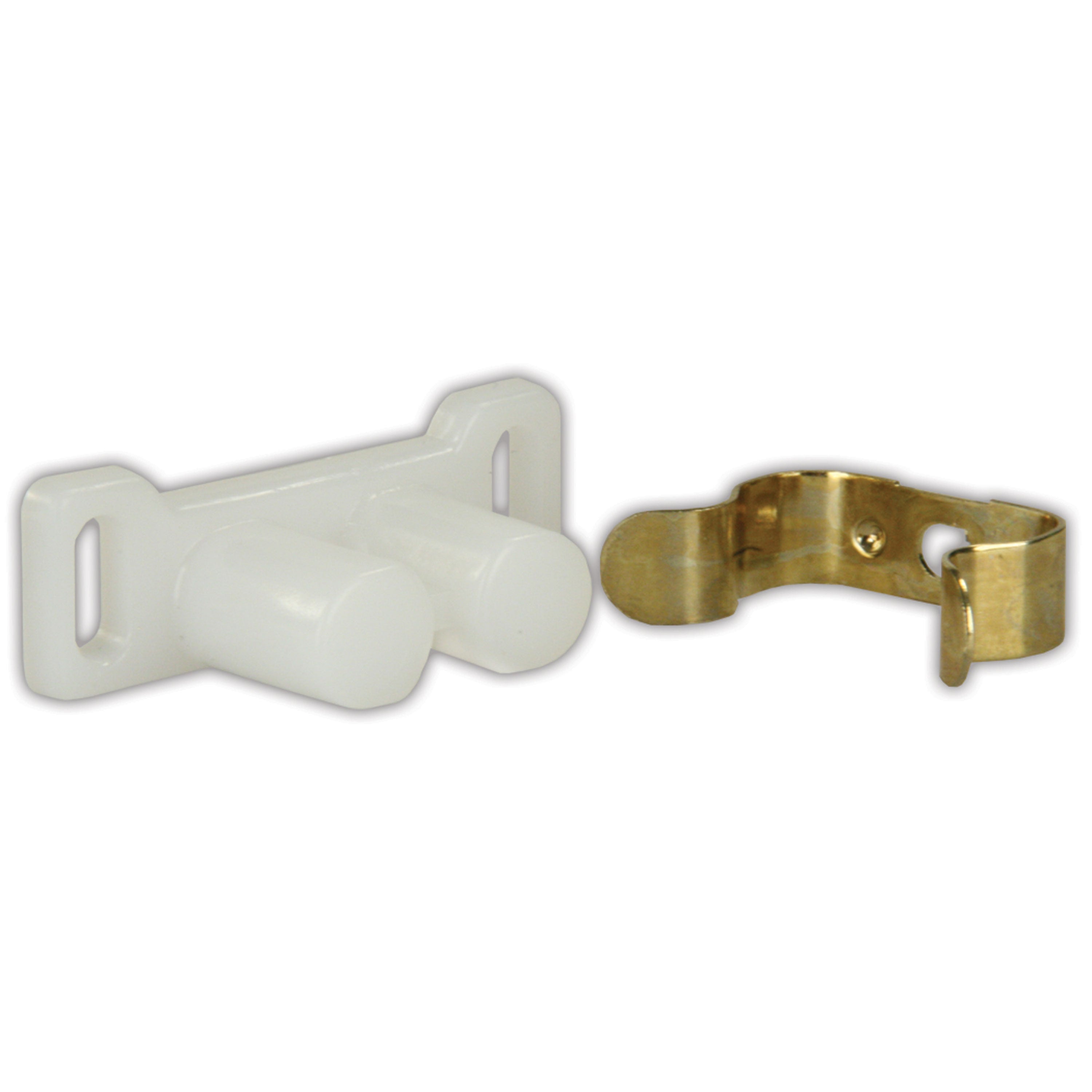 JR Products 70205 Barrel Catch with Metal Clip - Pack of 6