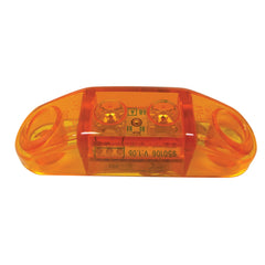 Peterson V168A 168 Piranha LED Slim-Line Mini Clearance/Side Marker Light - Amber (Vis Pack)