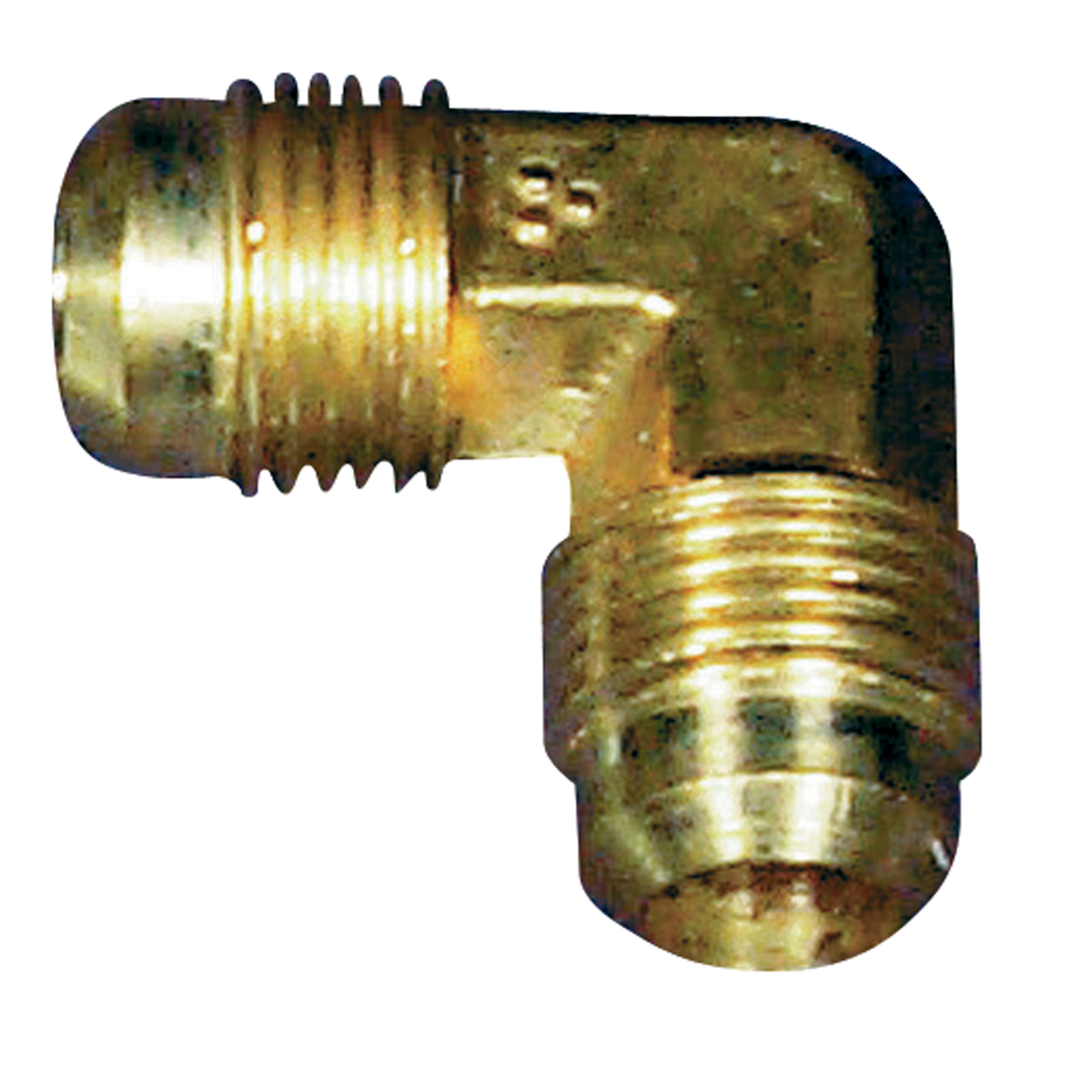 Midland Metal 10-408 SAE 45 Degree Forged 90 Degree Flare Elbow - 3/8 in. x 3/8 in., 5 Pack